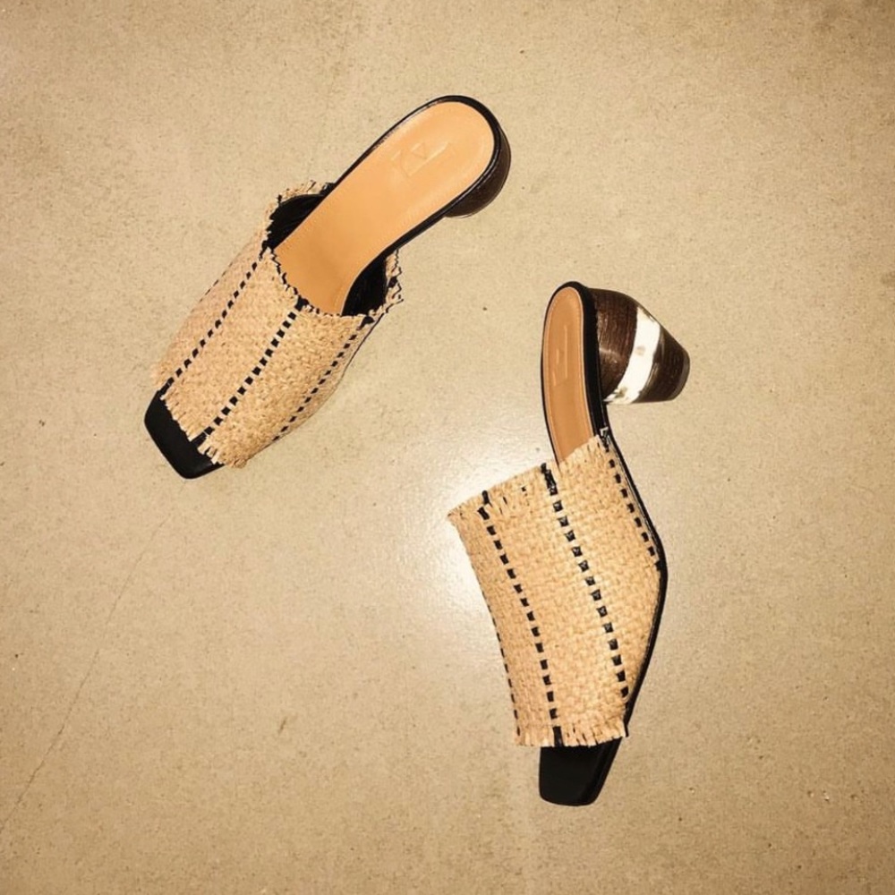 FLATTERED Laura Weaved Mules